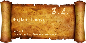 Bujtor Laura névjegykártya